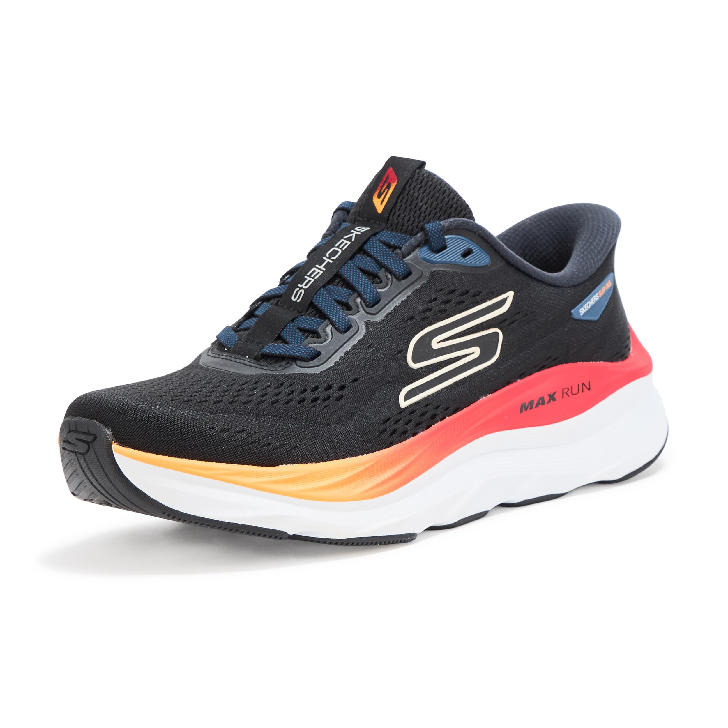 Amazon | Skechers メンズ マックスラン ハンズフリー スリッポン